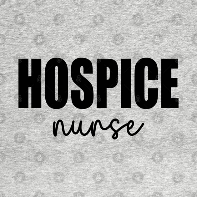 Retro Hospice Nurse Print For Nursing Student Hospice Nurse by WildFoxFarmCo